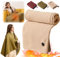 Wearable Elektrische Heizdecke, 2025 Neu Portable Heated Shawl, 150x80cm Wärmekissen mit 3 Temperaturstufen Kabellos Wärmedecke Heizdecke Wearable Kuscheldecke mit Zipper Wärmeunterbett (Beige)