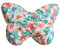 AQCQDQ Kissen Schmetterling Kuschelkissen Erwachsene Kinder Flauschig Aesthetic Kissen Deko Schlafzimmer, zum Spielen und Kuscheln Geschenk für Kinder Mädchen (Blau)