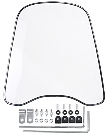 AsrMyjcx Windabweiser für Roller mit Transparenter Frontscheibe
