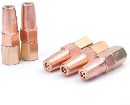 Oxy Lot de 5 buses de propane pour chalumeau de soudage H016 Buses en cuivre et laiton pour des solutions de soudage efficaces (1,1 mm)