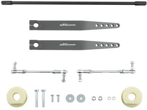 maXpeedingrods Querlenker Frontschwinge Mit Stahlarme Vorderer Stabilisator-Satz Passend für Jeep Wrangler TJ LJ 1997-2006 Neu