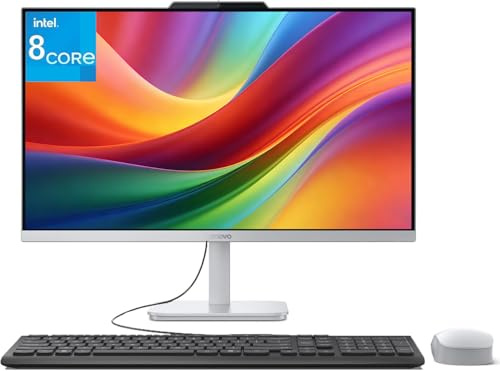 Lenovo 24 All-in-One FHD Desktop Computer for Home Office, 23.8 Business AIO, Intel 8-Core Processor (Beat i5-1140G7), 16GB DDR4 RAM, 512GB PCIe SSD, WiFi 6, Bluetooth 5.2, Black, Windows 11 Home