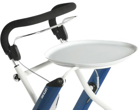 SoNa24 Tablett zu Rollator Trust Care Let`s Go by Russka, Ersatztablett, Ablage, Transporttablett in weiß oder schwarz (weiß)