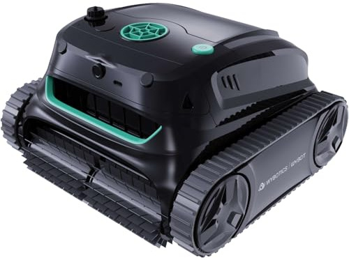 WYBOT S2 Solar Vision CL Robot de piscine avec détection de saleté IA et station de charge solaire pour bassins jusqu'à 50 m²