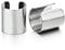 2 Stück Clip-on Ring Cuff – Creolen – für Herren und Damen – Edelstahl – 1 Paar, Metall, nicht anwendbar, Metall, Nicht anwendbar