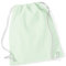 Westford Mill W110 Cotton Gymsac - Pastel Mint/White