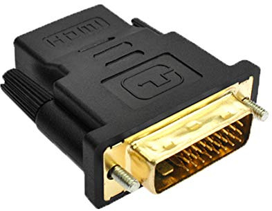 HDMI BUCHSE > DVI STECKER 24+1 Kabel Adapter 1080P 3D 4K Full HD TV PC