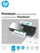 HP Premium Laminierfolien, DIN A4, 80 Micron, glänzend, transparent, zum Heißlaminieren, 100 Stück, 9123