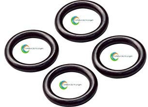 O-Ringe Gummi Dichtungen aus EPDM für alle 1/2 Garten Schlauchsysteme z.B. Gardena usw. (25 Stück, 1/2 Zoll 16x11mm (Stärke: 2,5mm))