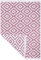 Fashion4Home Teppich Läufer - Tepiche für Wohnzimmer, Schlafzimmer, Küche, Kinderzimmer, Badezimmer - Boho Kelim - Läufer Flur, Trio-Altrosa-Weiß, Größe: 160x230 cm