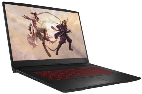 MSI Katana GF76 Gaming Laptop | 17.3 FHD 144 Hz Display | Intel Core i7-12700H | 16GB RAM | 512GB SSD Speicher | Nvidia RTX 3060 Grafik | QWERTZ Tastatur | Windows 11