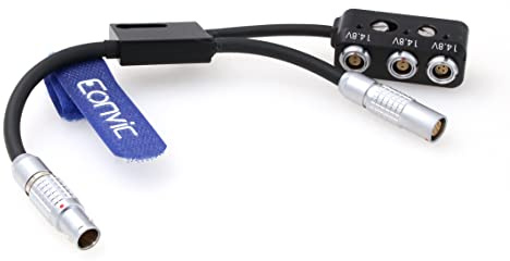 Eonvic EXT-RS Adapter Split Kabel EXT 7Pin Stecker Buchse auf Fischer 3Pin+ 2 * 2Pin Power Split Box Kabel für ARRI Alexa Mini Kamera