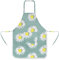 Schürze Damen Kochschürze Damen Küchenschürze Kochschürzen Wasserdicht Kochschürzen mit Taschen Frauen Grillschürze Backschürze Kellnerschürze Baumwolle Apron für Chef Kochen Café (Gänseblümchen)