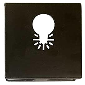Square Slot Cutter, Stainless Square Slot Cutter, Socket Slot Cutter Carving One Step in Place for Oscillating Multi-Tools for Drywall, Plastic Metal, Wood-Black