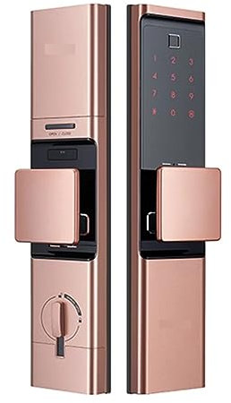 HAvern Smart Lock Fingerprint Digital Wifi Electronic Door Lock Keyless Compatible For Samsung SHP-DR708/SHP-DR717 English Version (Color : SHP-DR717)