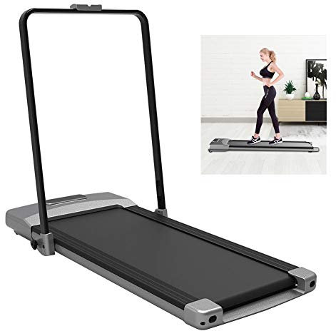 Handrail Treadmill Home Folding Tablet Small Silent Folding Electric Mini Indoor Walking Fitness Equipment Easy To Move