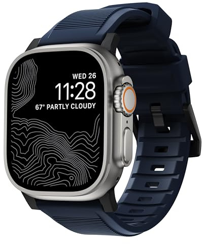 Nomad Rugged Strap Black Connectoor Black 42/44/45/49mm