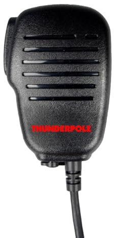 Thunderpole Radio Speaker Microphone | 2 Pin Kenwood Wired Mic