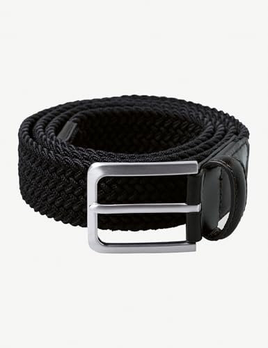 Brax Herren Hi Flex Elastisch Flecht Gürtel, 02 black, 95