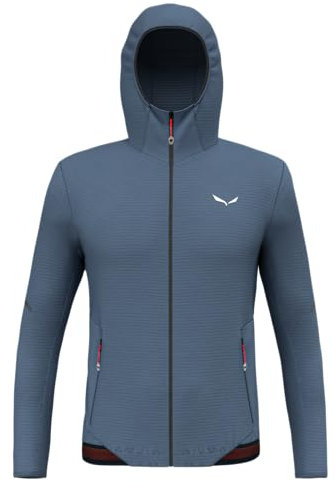Salewa Pedroc PL M HD Jacket. Giacca con Cappuccio, Java Blue, M Uomo