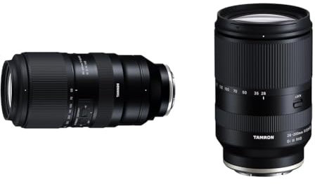 TAMRON 50-400mm F/4.5-6.3 Di III VC VXD (Model A067), Objektiv für Sony E-Mount, A067S & 28-200mm A071SF F/2.8-5.6 Di III RXD für Sony E-Mount, Zoom