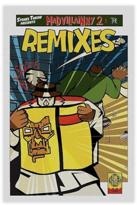 NTRECS Madlib & MF DOOM Are Madvillain Madvillainy 2 The Remixes Leinwand-Poster, Schlafzimmer-Dekor, Sportlandschaft, Büro, Raumdekoration, Geschenk, ungerahmt, 30 x 45 cm