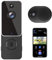 guggre Wireless Video Doorbell with Chime Ringer, Enhanced Security with AI Human Detection, 2-Way Audio, HD Night Vision, AES-128 Cloud Storage, Real-Time Alerts, Smart Home Protection