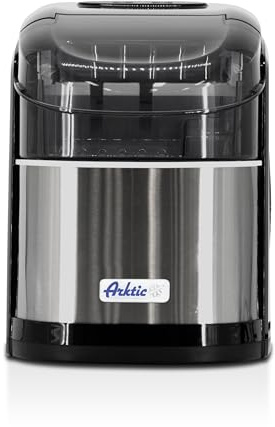 HENDI Eiswürfelmaschine, Arktic, mit Eisschaufel, ungefüllte Eiswürfel, produktionskapazität: 12kg/24h, fassungsvermögen: 0,7kg, Eiswürfelbereiter, 230V/100W, 242x358x(H)328mm, Edelstahl