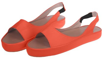 HAOLEI Flache Damen Hausschuhe Mit Niedrigem Fischmaul, Sandalen Mit Dicker Sohle Sale Angebote Sandalen Lässige Klassische Hausschuhe Leichte Bequeme Sommer Sonderangebot Sandalen Rutschfeste