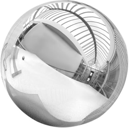 TINEASUR Gartenkugel Aus Edelstahl Hochglanzpolierte Reflektierende Dekoration Für Garten Und Außenbereich Langlebig Und Bruchsicher Ergänzung Für Jeden Garten