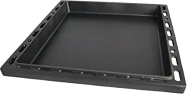 SANTOS einsetzbare Grillpfanne/Einsatzpfanne - Gusseisen Plancha - 28x45,1x4,6cm - versch. Napoleon Rouge & Freestyle Gasgrills - Paella, Reibekuchen