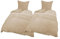 4tg Cashmere Touch Diamant Optik Wende Bettwäsche Bettbezug Mikrofaser 135x200/80x80cm Reißverschluss, Farben:Taupe