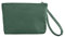 CLASSE77 Pochette à main en cuir véritable souple – Petit sac à main avec dragonne pour homme ou femme, pratique et élégant – Fabrication artisanale – Fabriqué en Italie, Vert moyen