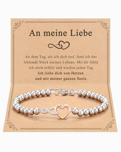 Armband Damen Geschenk für Sie Mama Mutter Frauen Damen Freundin Paare Frau Liebes Geburtstag Valentinstaggeschenk Armband Jahrestag Hochzeitsgeschenk