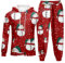 Weihnachtsanzug Herren Fleece - Thermo Anzug Herren baumwolle Hosenanzug Herren Casual 2 Teiler black friday angebote 2024 adventskalender trainingsanzug herren jogging herren