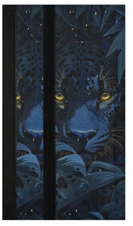 sanluoli Wild Jaguar Dschungel dunkelblaue Kühlschrank-Türgriff-Abdeckungen 35,6 x 14 cm, waschbar, Kühlschrankgriffschutz, Küchengerät für Geschirrspüler und Kühlschrank
