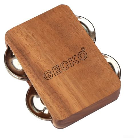 YUANGANG Cajon Schlagzeug-Zubehör, Holz-Percussion-Instrument mit Glocken, Hand-Tamburin, Fußpercussion für Box-Trommel, verbessertes rhythmisches Spiel (GK04 TAP)