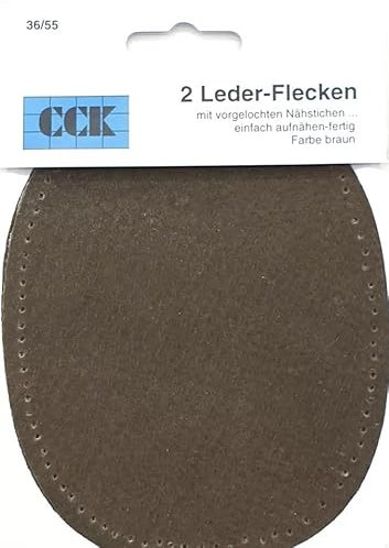 Lederflicken, Flicken zum annähen - Echtes Leder (Braun)