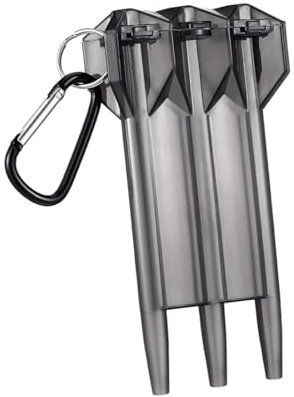 KEWUF 1 Pcs dart case, Professionelle Dart Aufbewahrungsbox 3 Hülle Einfach zu tragen Universell Tragbar Hochwertiges ABS, Dart case Professionelle Kunststoff transluzent Geldbörse Box Wallet