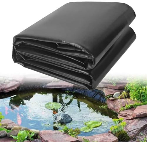 Luyckfrazy Teichfolie Premium 2x4m 3x7m 6x9m 7x8m 10x12m, Natur- und Zierteiche für Fischteiche im Garten, strapazierfähig reißfest(6x6m)