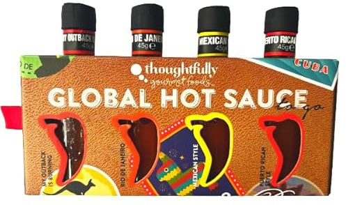 Global Hot Sauces to Go 4ct | Hot Sauces Gift Set