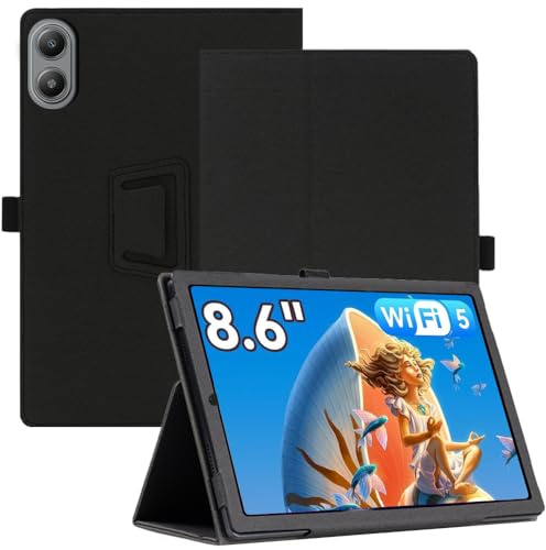 AKNICI Tablet Hülle für Blackview Link2 8 Zoll Tablet, PU Leder Abdeckung Klappständer Case Cover Schutzhülle mit Handschlaufe Magnet für Blackview Link2