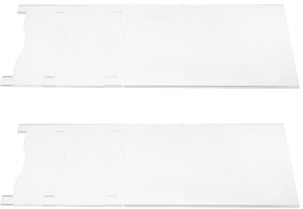 Toddmomy 2 Stück Transparenter Acryl Möbel Wandabstandhalter Verstellbar Brandschutz Sofas Betten Schränke Schutz