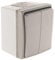 Zenitech 131902 Interrupteur Va-et-Vient Double IP55-Bornes Automatiques pour Installation Simple et Rapide-Idéal pour Extérieurs-Gris-Etanche IP55
