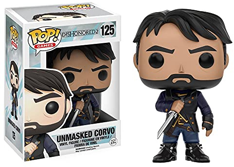 Funko POP! Dishonored 2 Unmasked Corvo Vinyl Figure #125 Exclusive