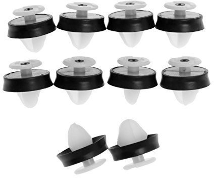 10pcs Panneau de Porte Garniture Clips Intérieur Compatible avec Citroën C2 C8 C3 C4 Picasso, Agrafe de Panneau Garniture Intérieure pour voiture intérieur Kit de rivet de fixation, Agrafe Plastique