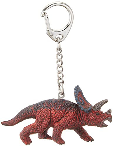 SCHLEICH 14592 - Dinosaurs - Mini Schlüsselanhänger, Triceratops