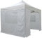 All Seasons Gazebos 3x3m vollständig wasserdichtes Faltpavillon mit 4 Seitenteilen - Weiß