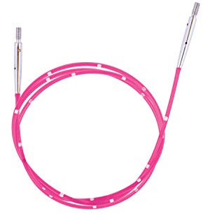 KnitPro K42175 Kabel, Nylon, Rosa, 76cm