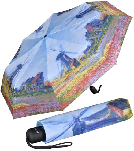 Doppler Damen Taschenschirm mit Auf-Zu-Automatik Magic Mini Windmühle